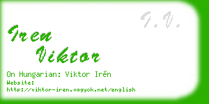 iren viktor business card