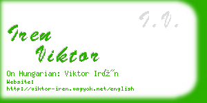 iren viktor business card